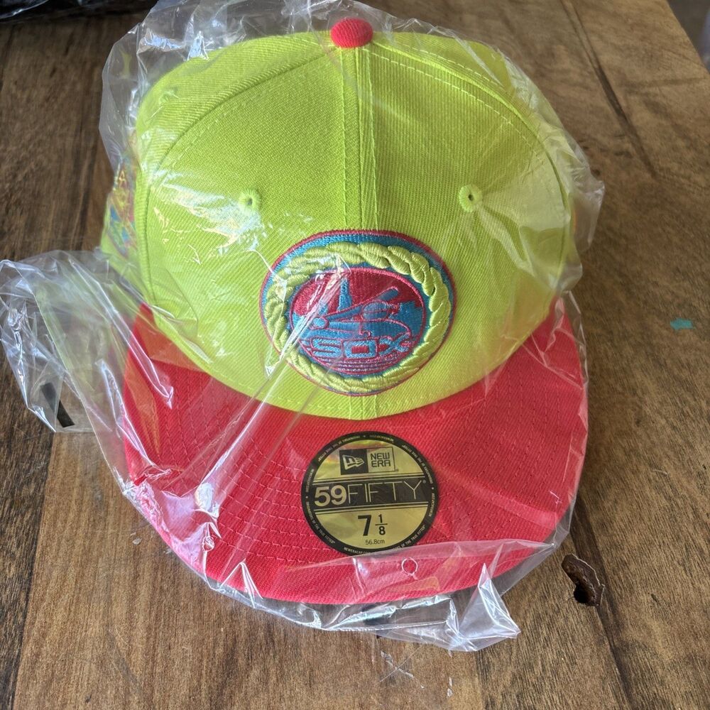 Men's New Era Green/Red Chicago White Sox 1983 MLB All-Star Game Cyber 7 1/8